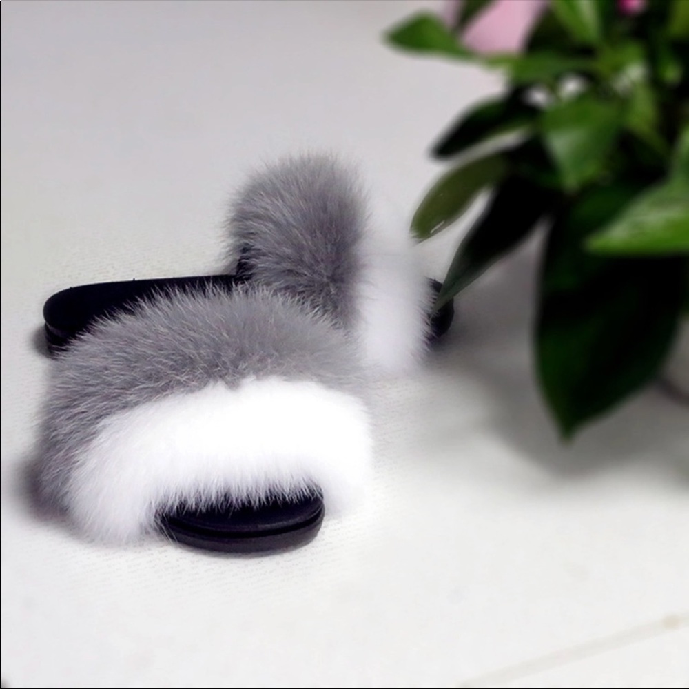 Real Fur Slippers